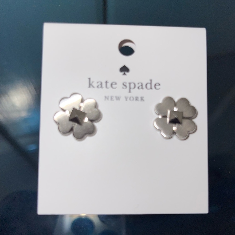 $297 Kate Spade ♠️ Spades & Studs Pendant, Bracelet & Earrings Jewelry Set NWT - Picture 5 of 8